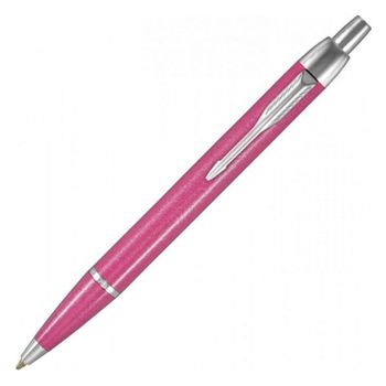 Długopis Parker IM Różowy CT 1991466. Różowy długopis na prezent. Długopis Parker dla kobiety. Długopis różowy brokatowy na prezent. Parker na prezent. Darmowy grawer..jpg